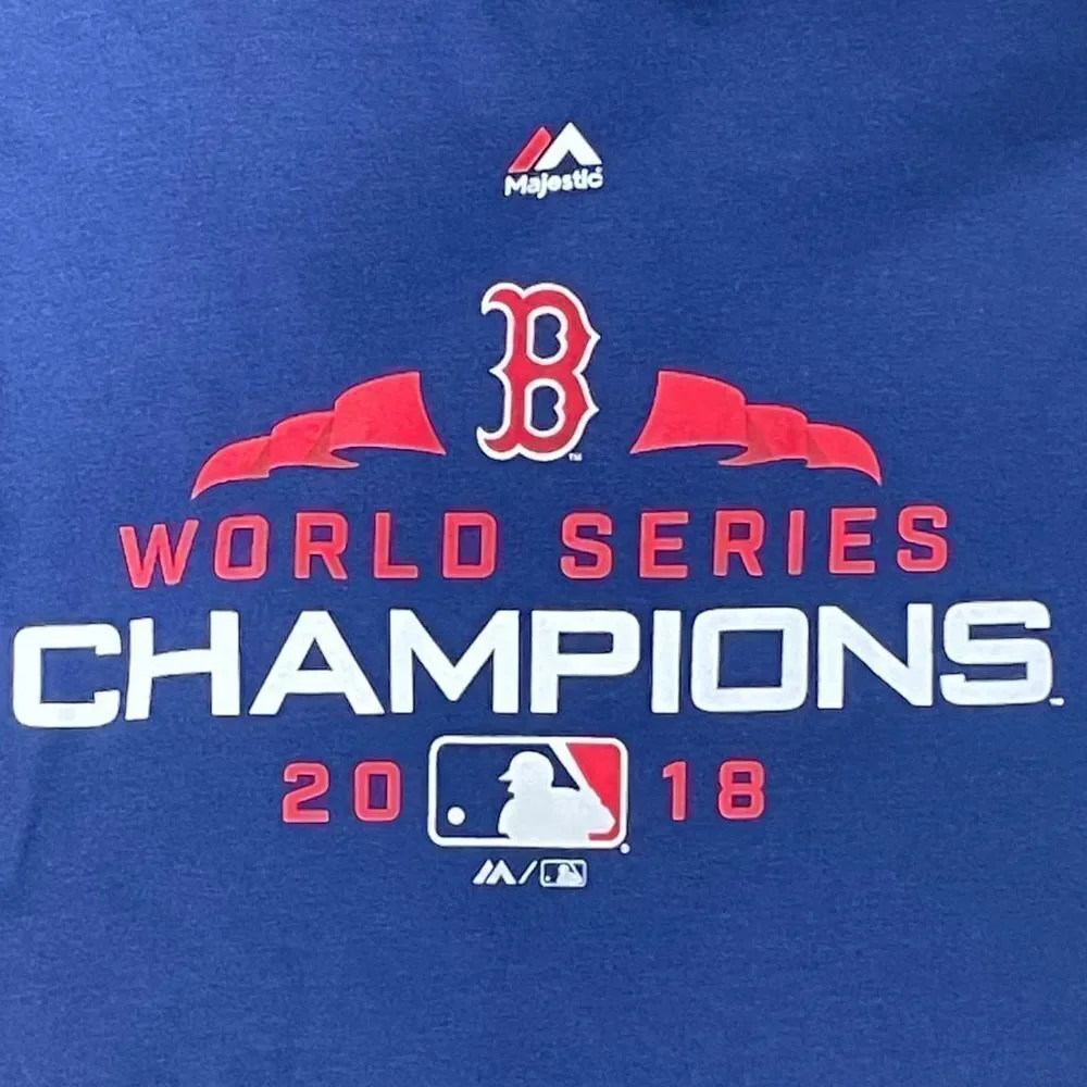 ❌❌ NOT FOR SALE Majestic Boston Red Sox 2018 World Series Champions Tee MLB